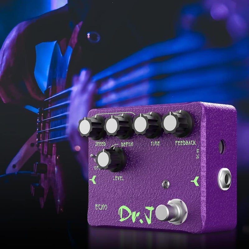 JOYO Delay Pedal Echoes Digital Multi Delay Pedal with Modulation for Electric Guitar Effects High-end Edition Dr.J Series (D54) - Image 5